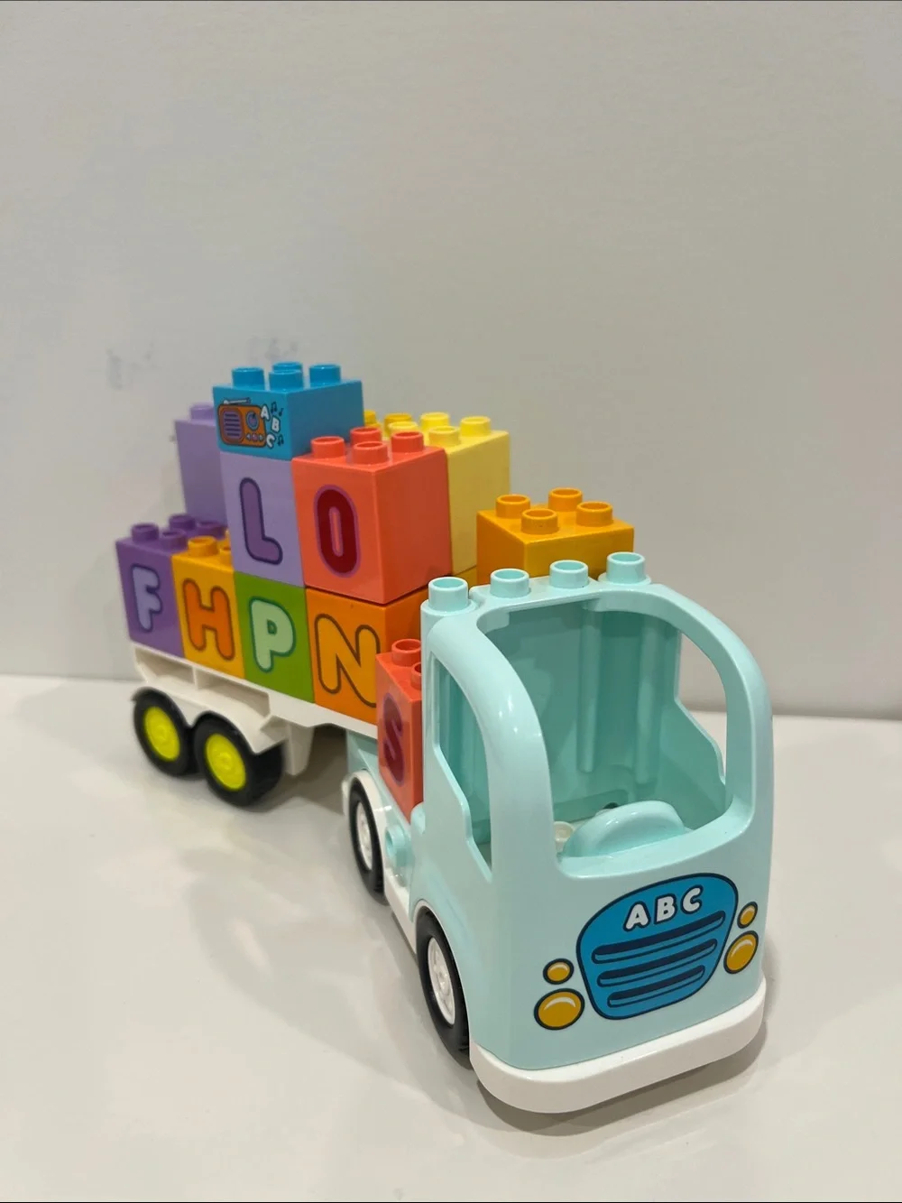 LEGO DUPLO Alphabet Block Truck Toy, ABCs - Educational Toddler Toy